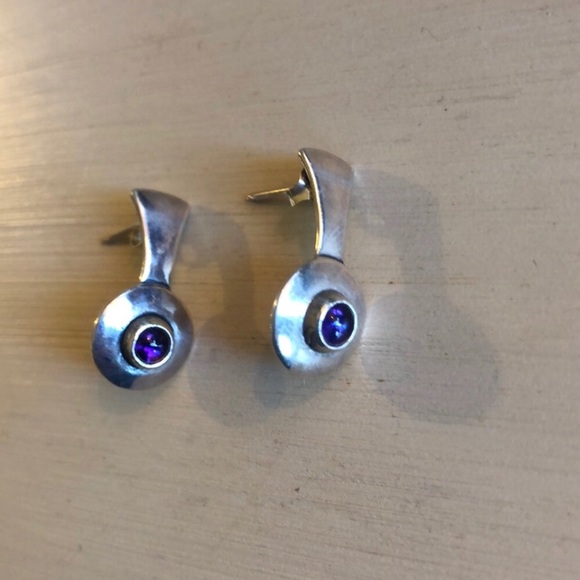 Silpada Jewelry - Vintage & Rare Silpada Amethyst Earrings Silpada Jewelry - Vintage & Rare Silpada Amethyst Earrings